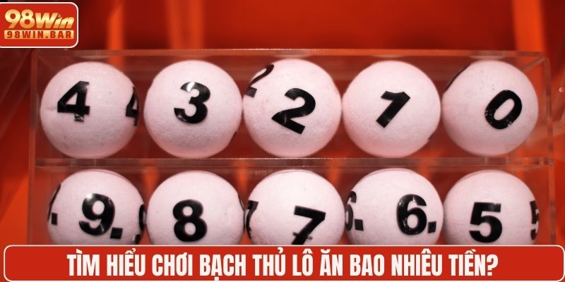 Tìm hiểu chơi bạch thủ lô ăn bao nhiêu tiền?